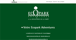 Desktop Screenshot of ecopark-adventures.com